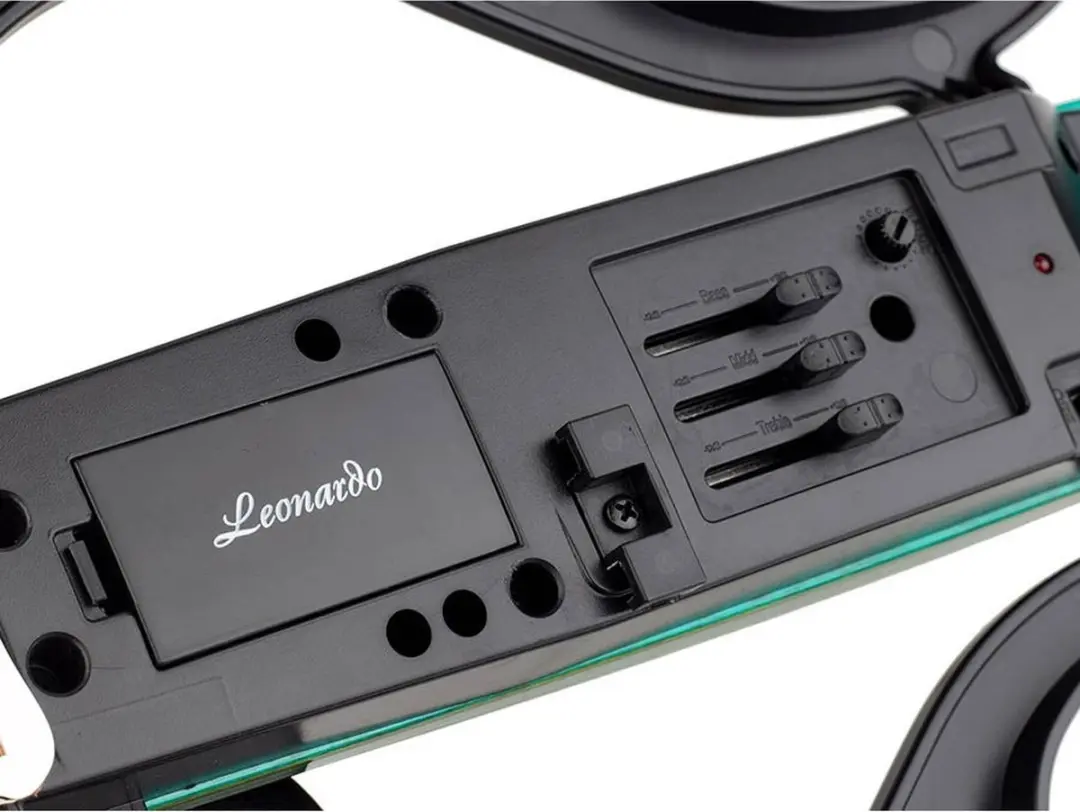 Leonardo EV-40-GN Elektrische Viool - Groen - Compleet met strijkstok en accessoires