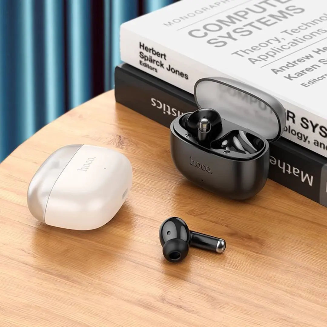Hoco Pro EQ12B Draadloze Oordopjes - Noise Cancelling - Zwart