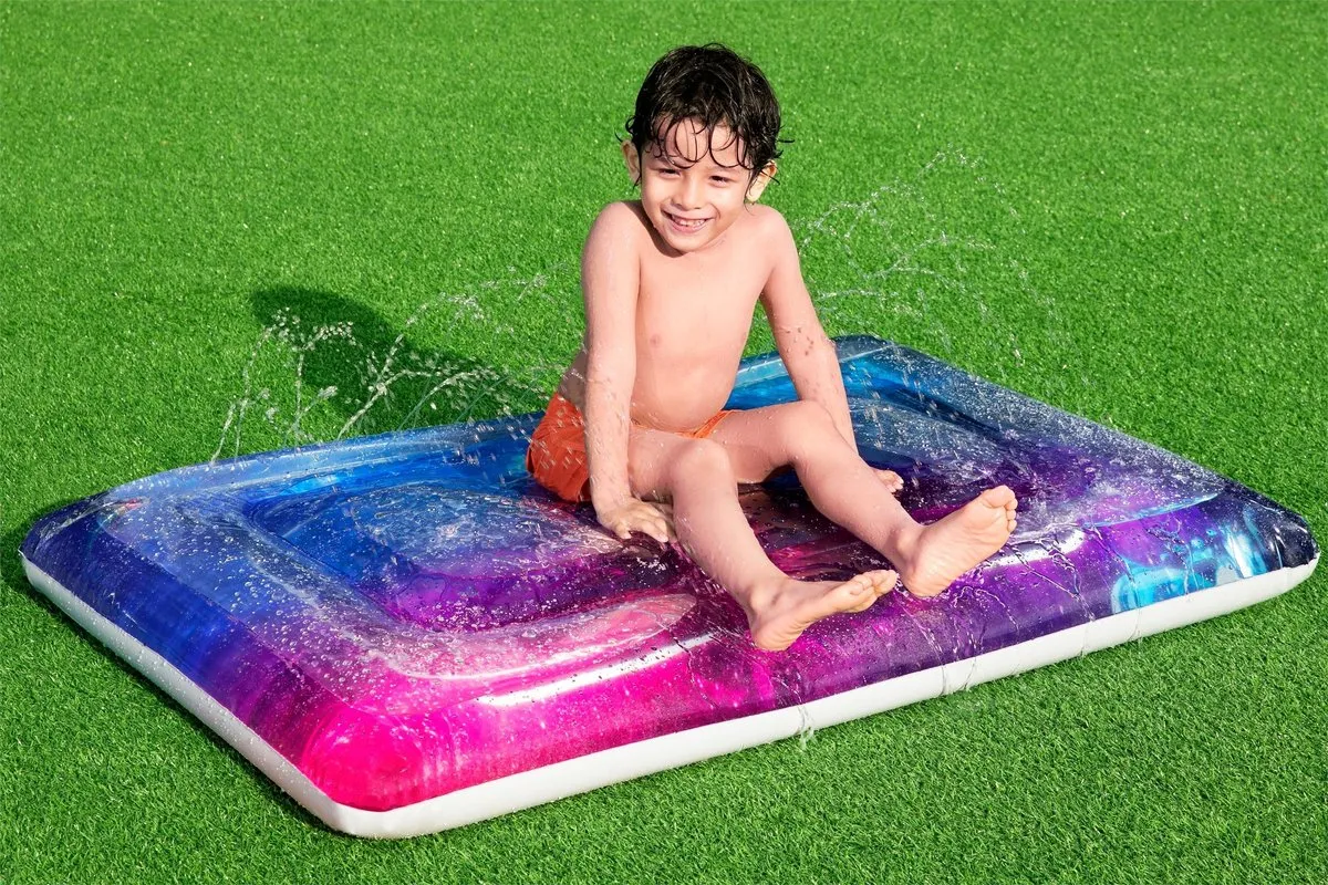 Bestway Galaxy Waterspeelmat 130x90cm - Binnen & Buiten - Sproeisysteem