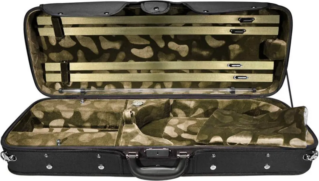 Leonardo VAC-47-BG Pro Series Altvioolkoffer - Zwart/Groen