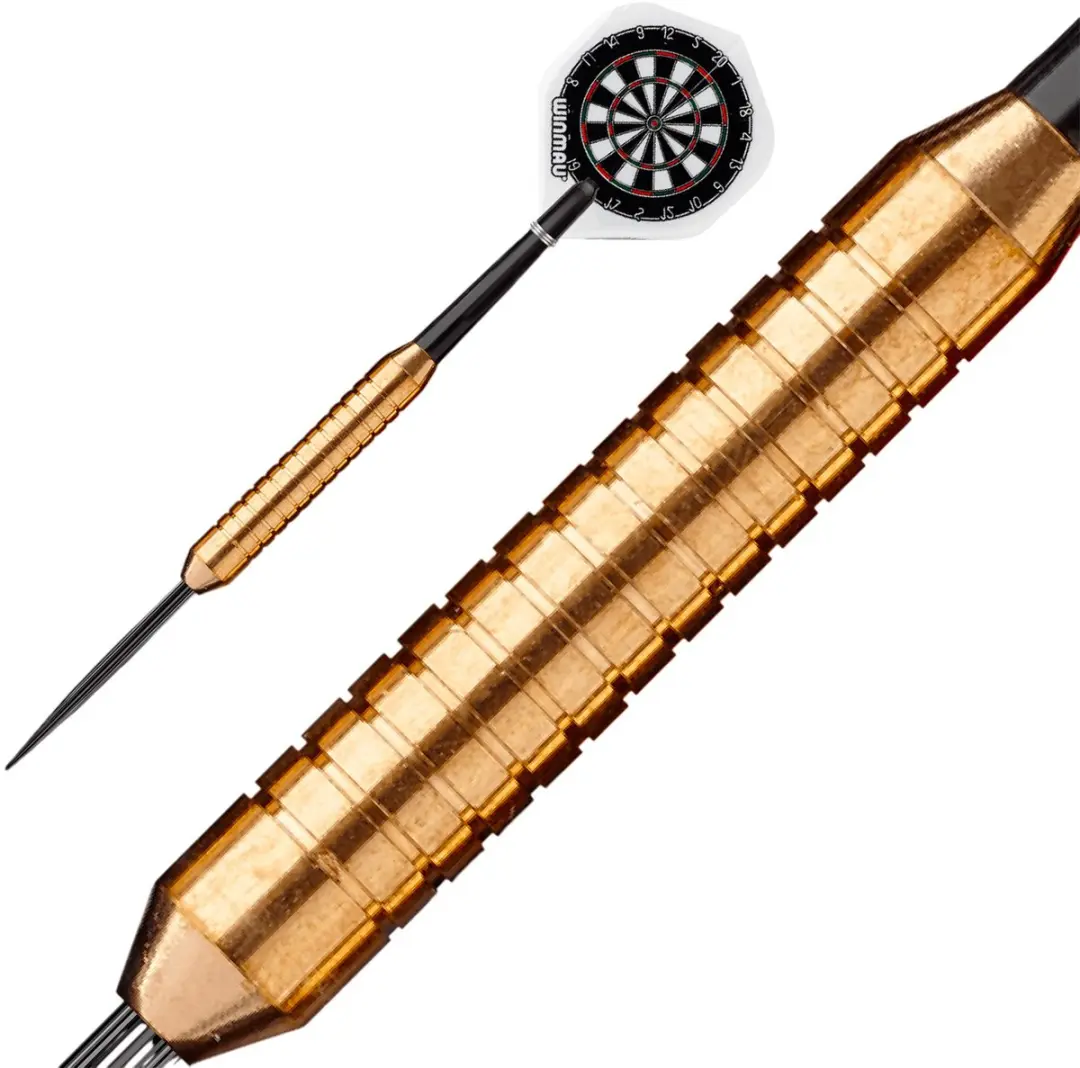 Winmau Broadside Steeltip Darts 22g - Goud - 2 Stuks