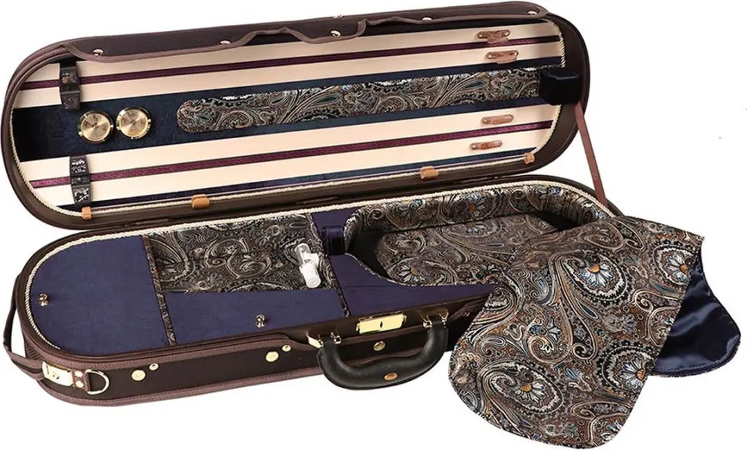 Leonardo VC-LUX-EL Lux Series Vioolkoffer 4/4 - Zwart