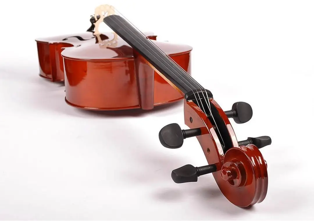 Leonardo LC-1018 Cello 1/8 - Nitro Hardhout - inclusief tas & strijkstok