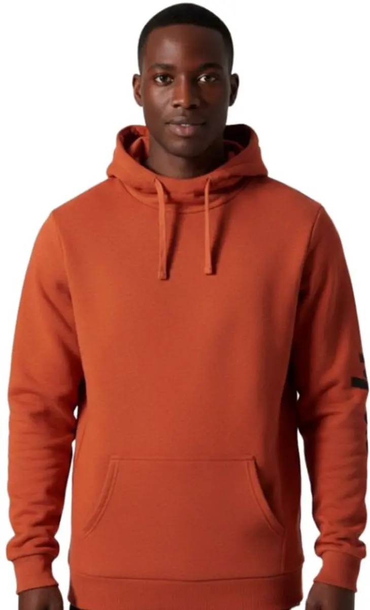 Helly Hansen Manchester Grafische Hoodie - Donkeroranje M
