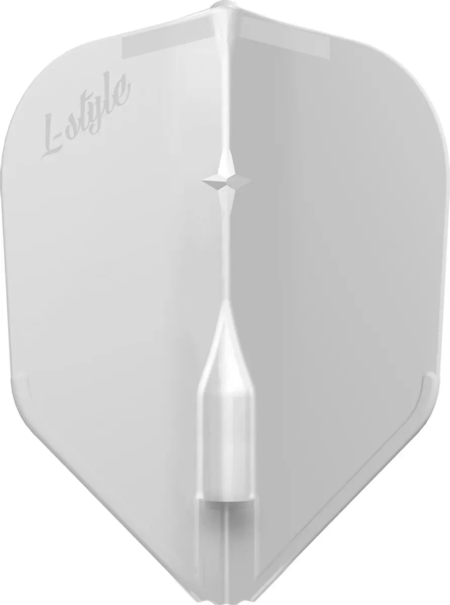 L-Style EZ L3 FP1336 Dart Flights - Wit - 3 Stuks