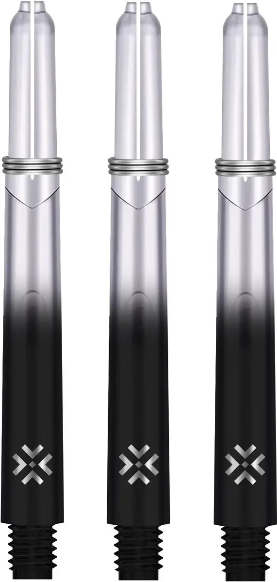 Bullet Shafts 48mm - Zwart - 3 Stuks