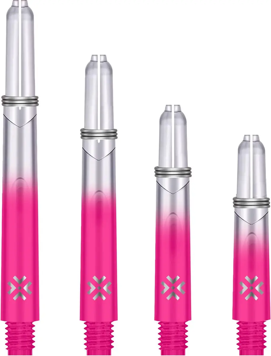Bullet Shafts 28mm Pink Clear
