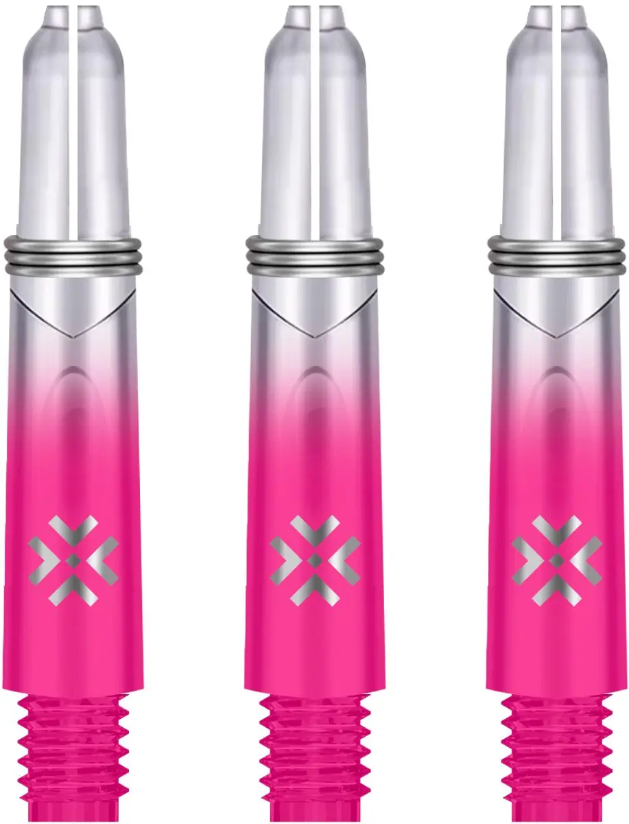 Bullet Shafts 28mm Pink Clear - 3 Stuks