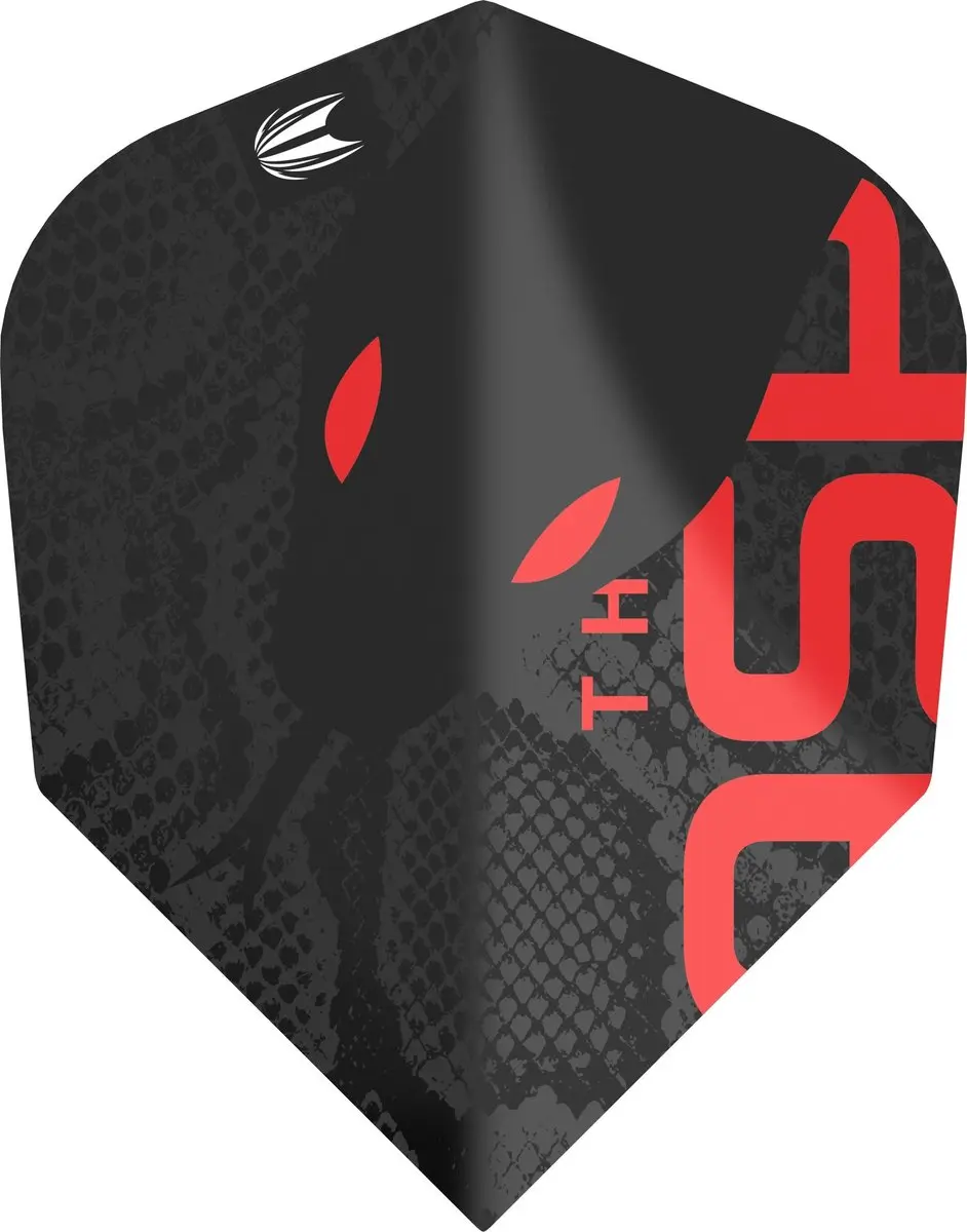 Target Nathan Aspinall Black Pro Ultra NO6 Dart Flights - 3 Stuks