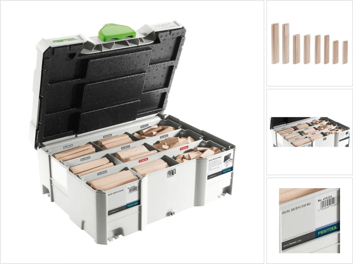Festool DS/XL D8/D10 Domino XL Assortimentsystainer 498204