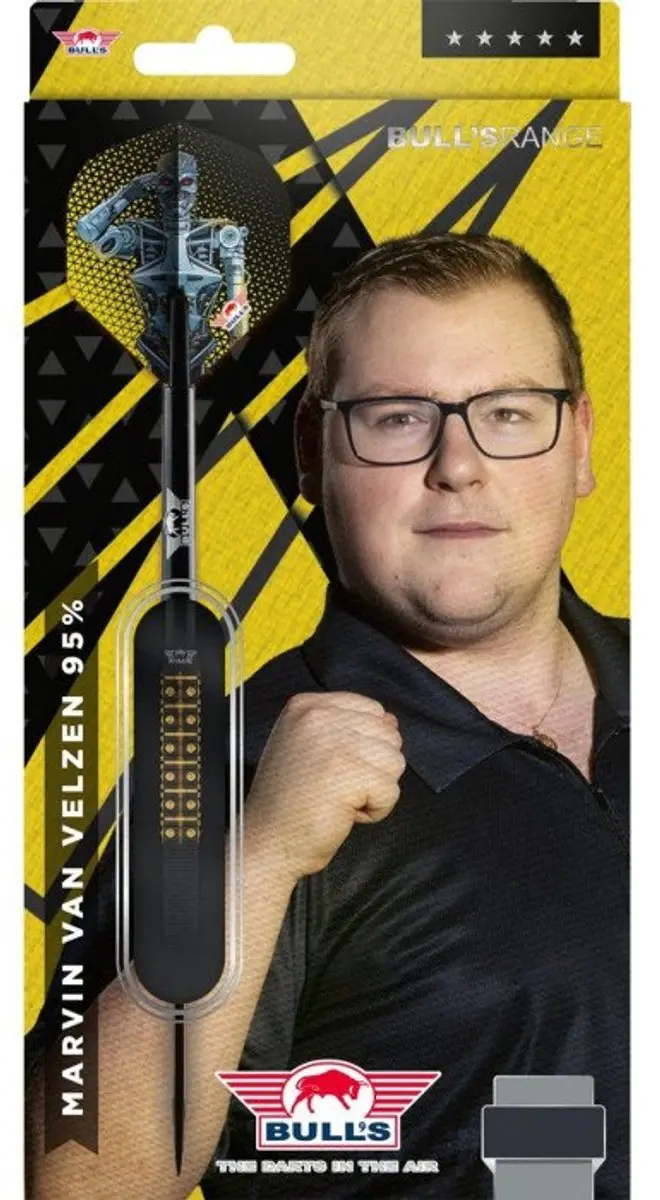 Bull's Marvin van Velzen 95% Dartpijlen - 3 Stuks