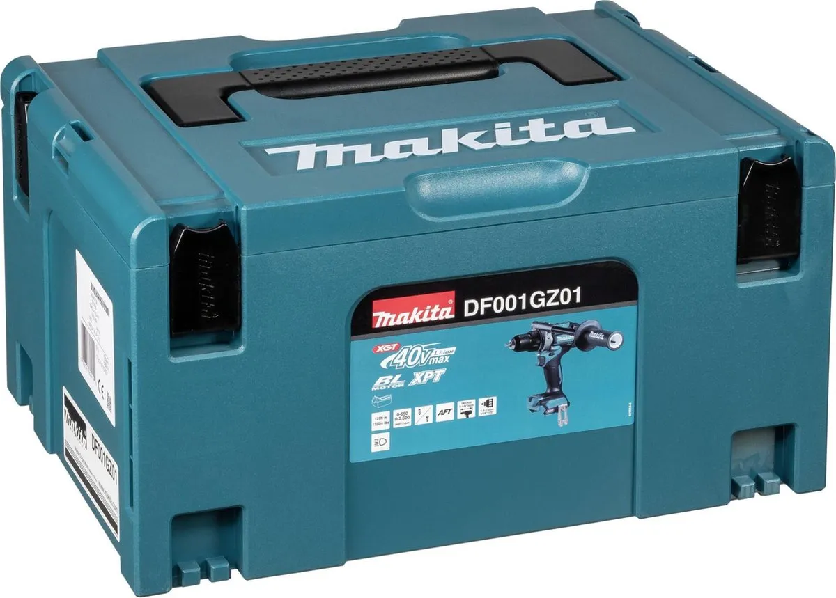 Makita DF001GZ01 40V Accu Schroef-/Boormachine - 115Nm - Koolborstelloos