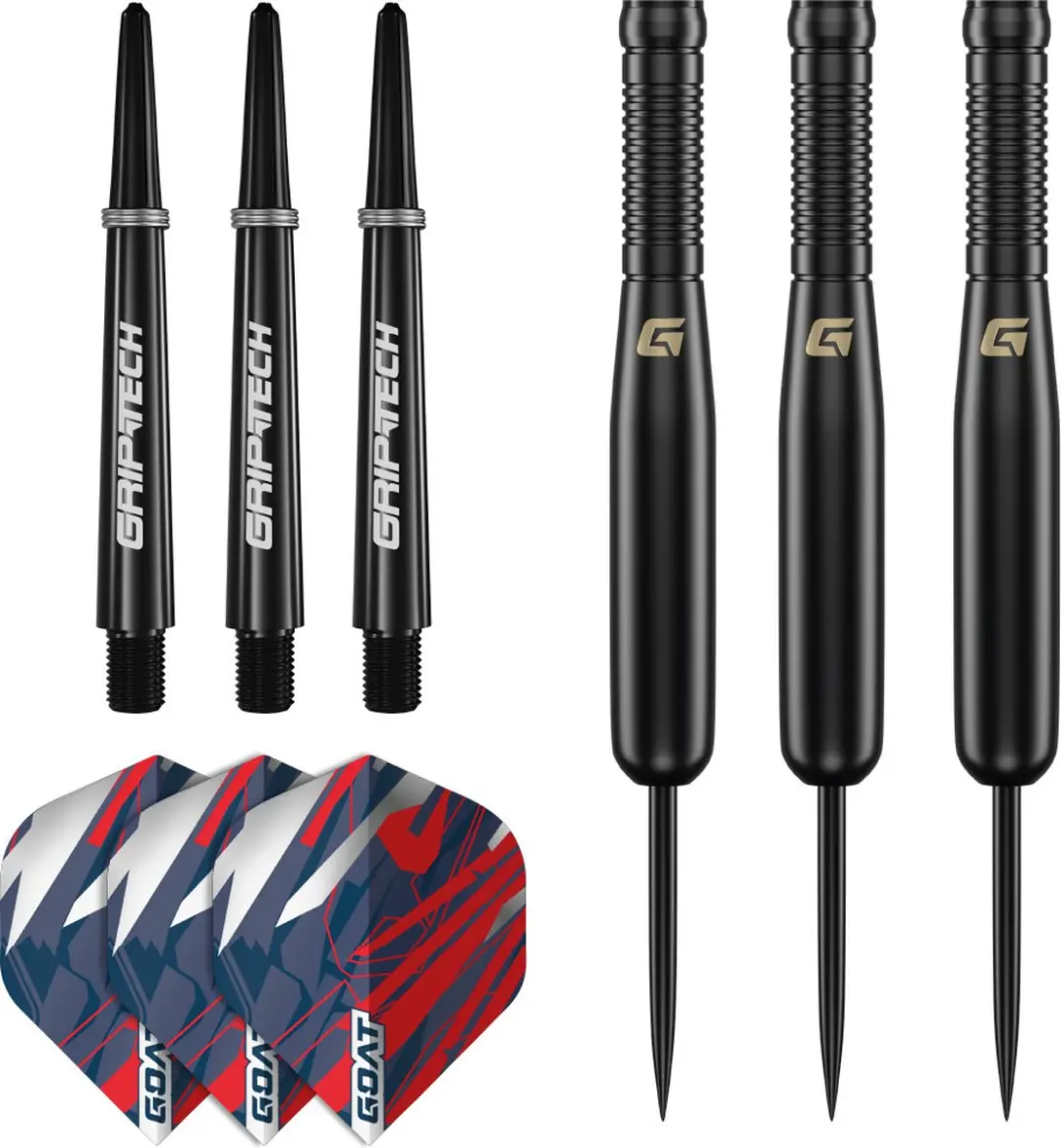goat Homerun Black Brass Dartpijlen - 3 Stuks