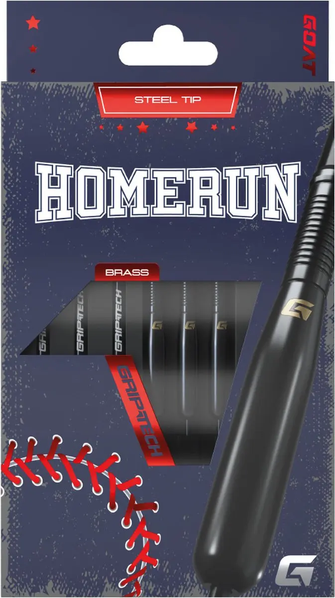 goat Homerun Black Brass Dartpijlen - 3 Stuks