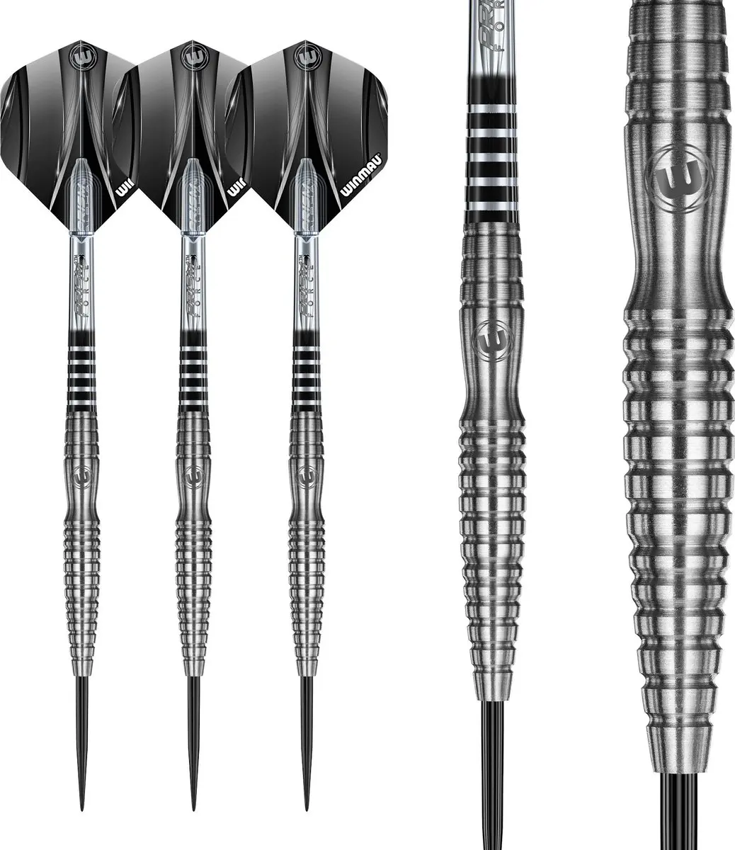 Winmau Sniper V2 Dartpijlen - 3 Stuks - Zilver/Groen