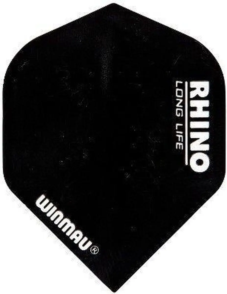 Winmau Rhino Black Flight Dart Flights - 3 Stuks