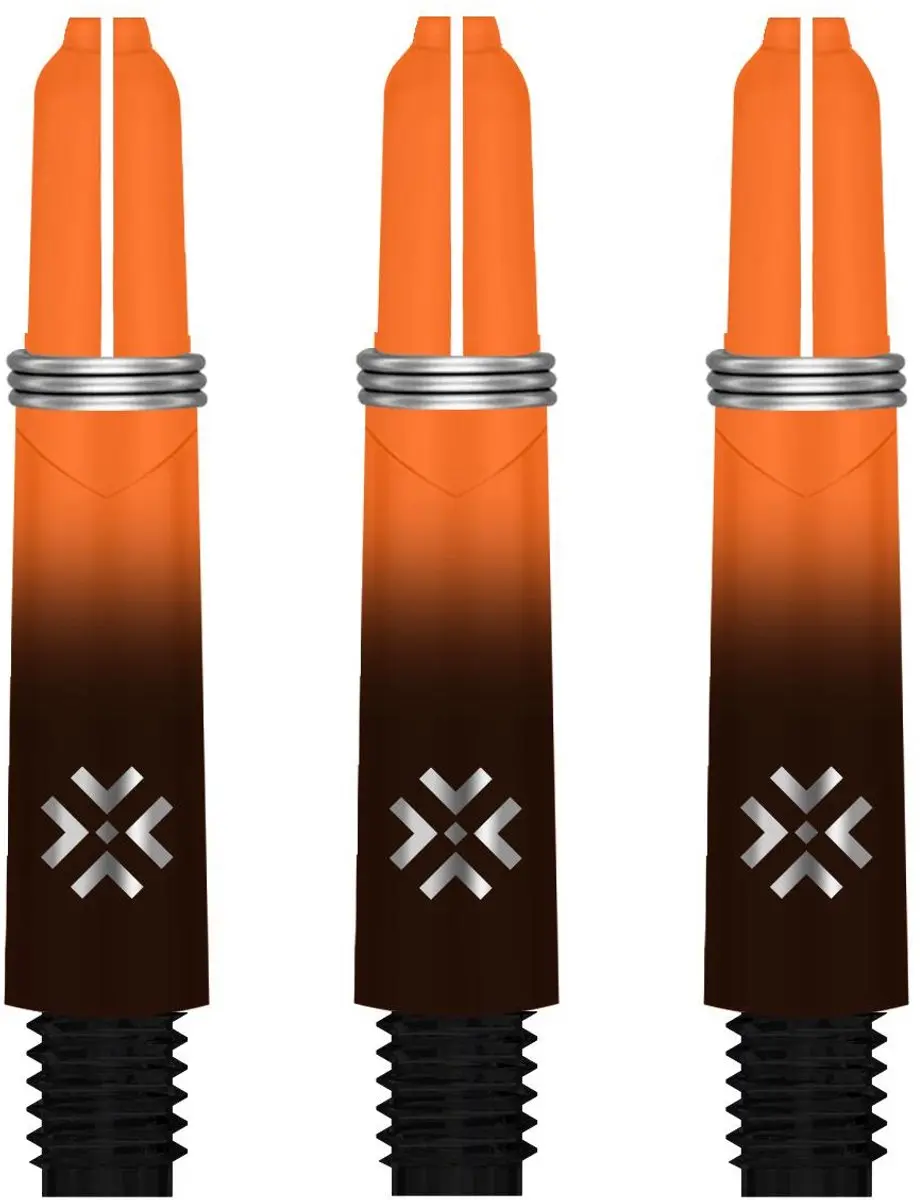 Bullet Shafts 28mm - 3 Stuks - Zwart/Oranje