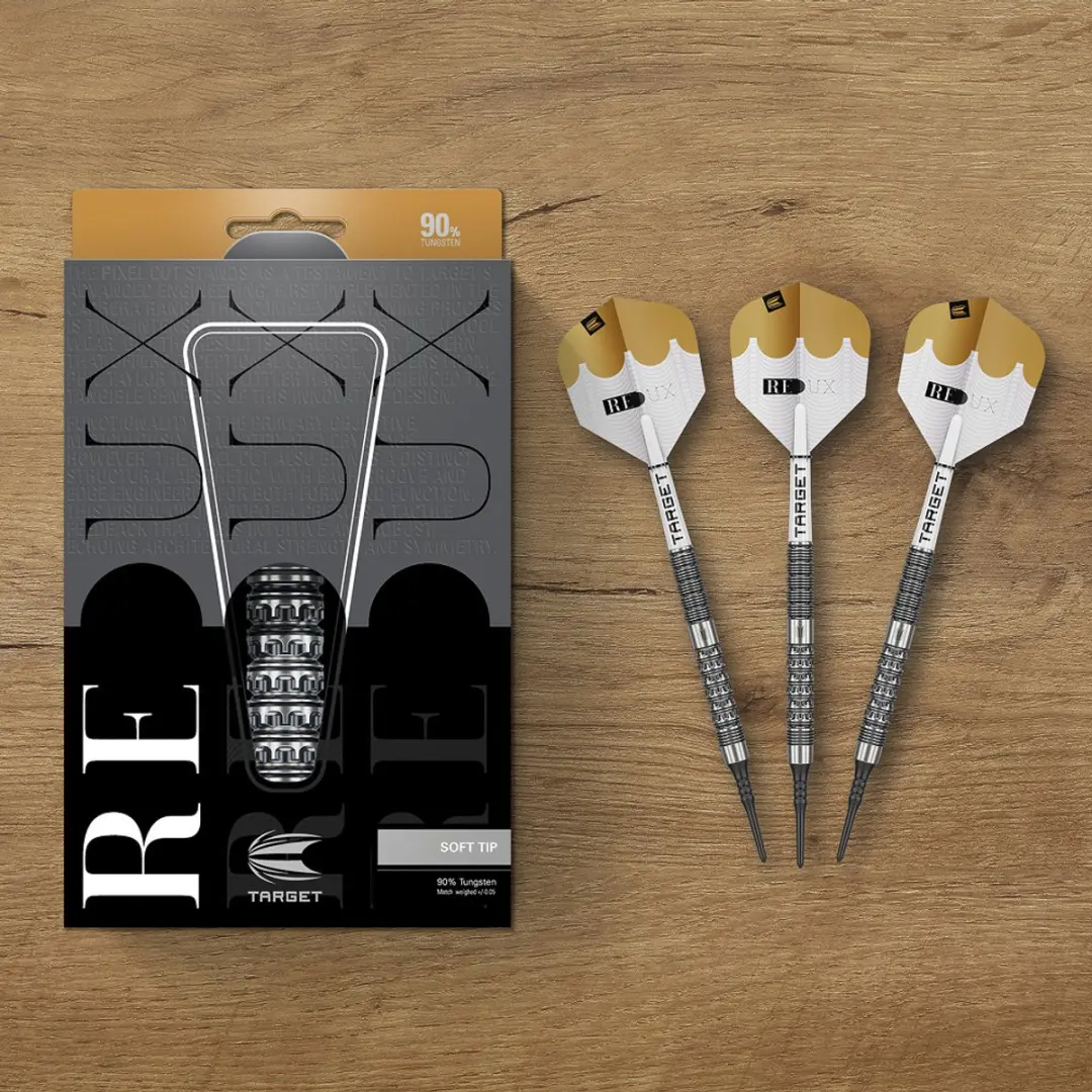 Target Redux 10 90% Darts - 3 Stuks - Zilver/Zwart