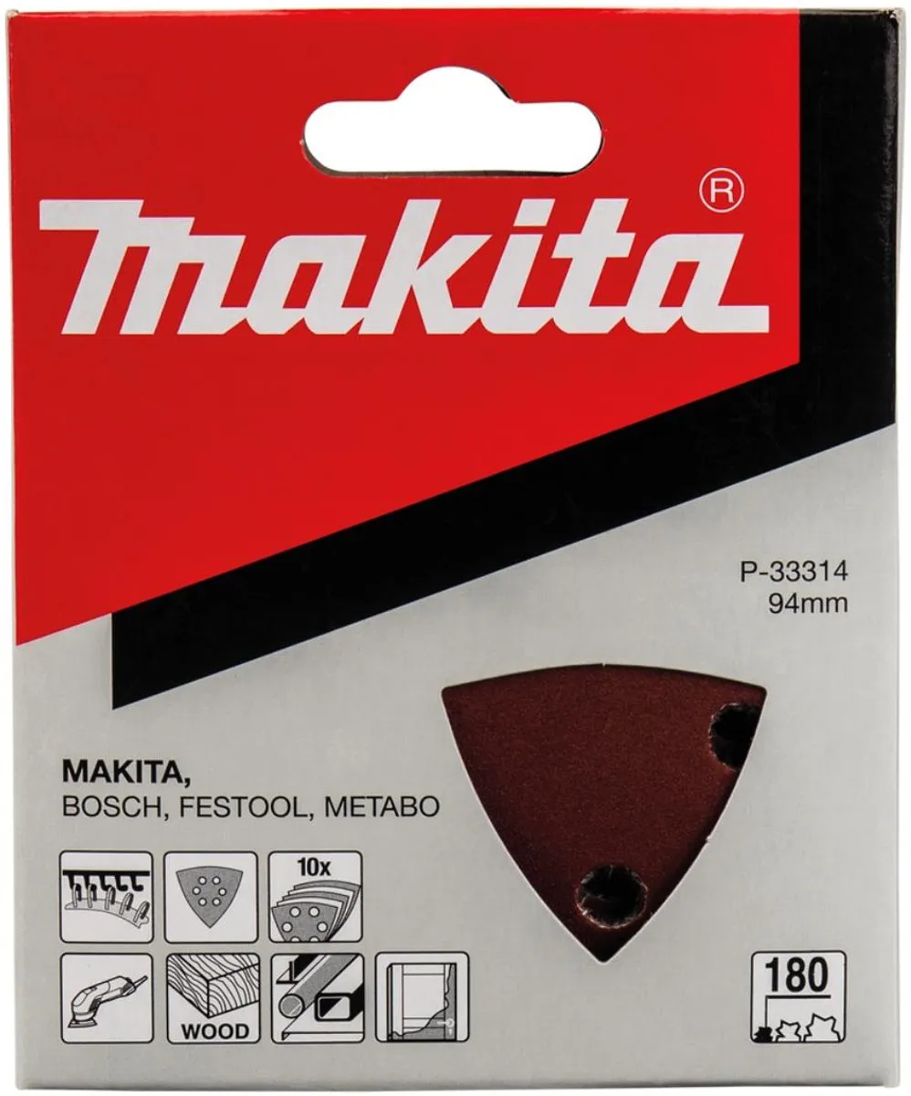 Makita P-33314 Schuurvel 94mm K180 - 10 Stuks