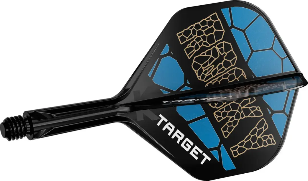 Target K-Flex Josh Rock NO2 Dart Flights - Blauw/Zwart - 3 Stuks
