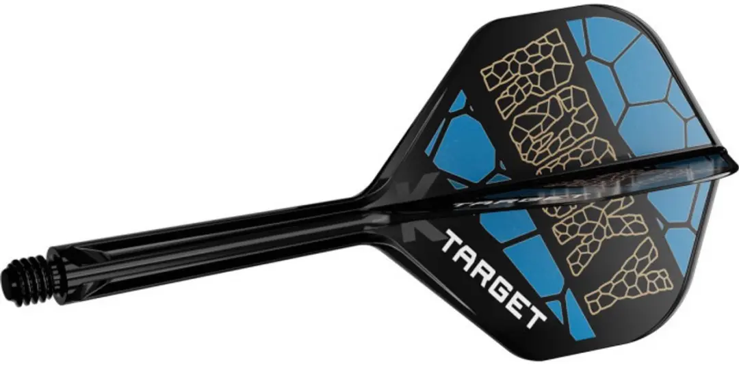 Target K-Flex Josh Rock NO2 Dart Flights - Blauw/Zwart - 3 Stuks