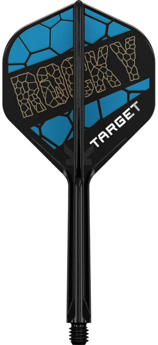 Target K-Flex Josh Rock NO2 Dart Flights - Blauw/Zwart - 3 Stuks - afbeelding 6 van 6