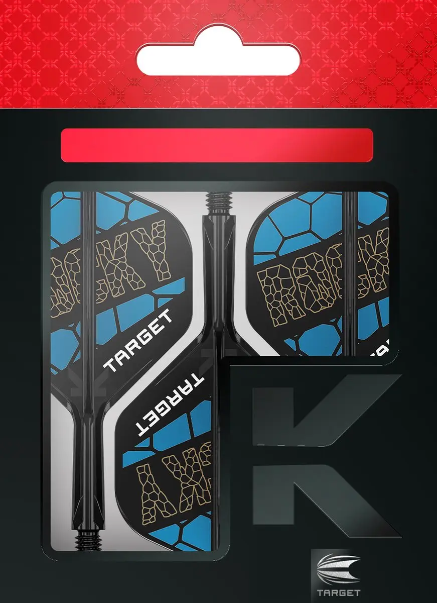 Target K-Flex Josh Rock NO2 Dart Flights - Blauw/Zwart - 3 Stuks