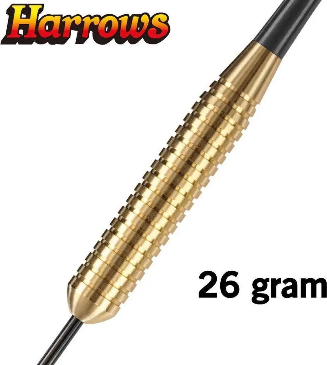 Harrows Club Brass 26Gr - 3 Stuks - Oranje - afbeelding 6 van 6