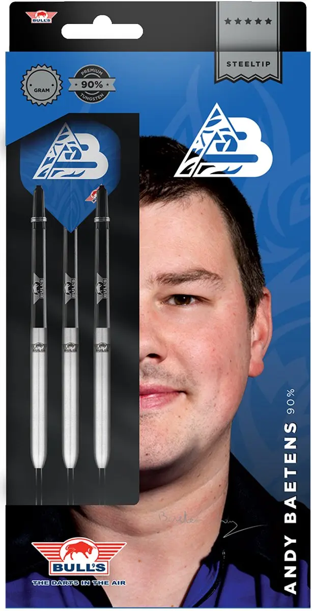 Bull's Andy Baetens Dartpijlen 90% Tungsten 22g - 3 Stuks