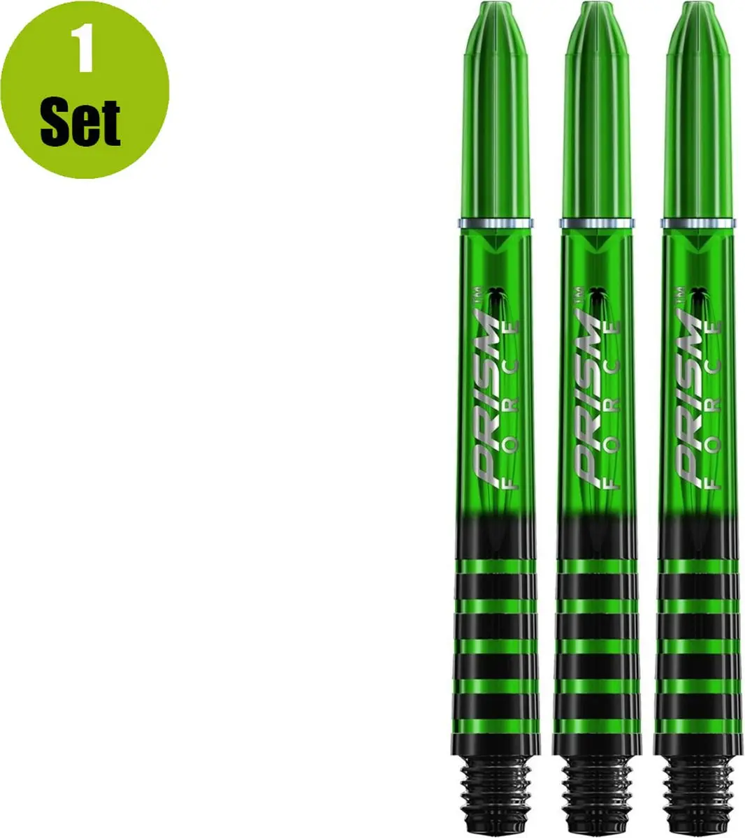 Winmau Prism Force Dart Shafts Groen - 3 Stuks