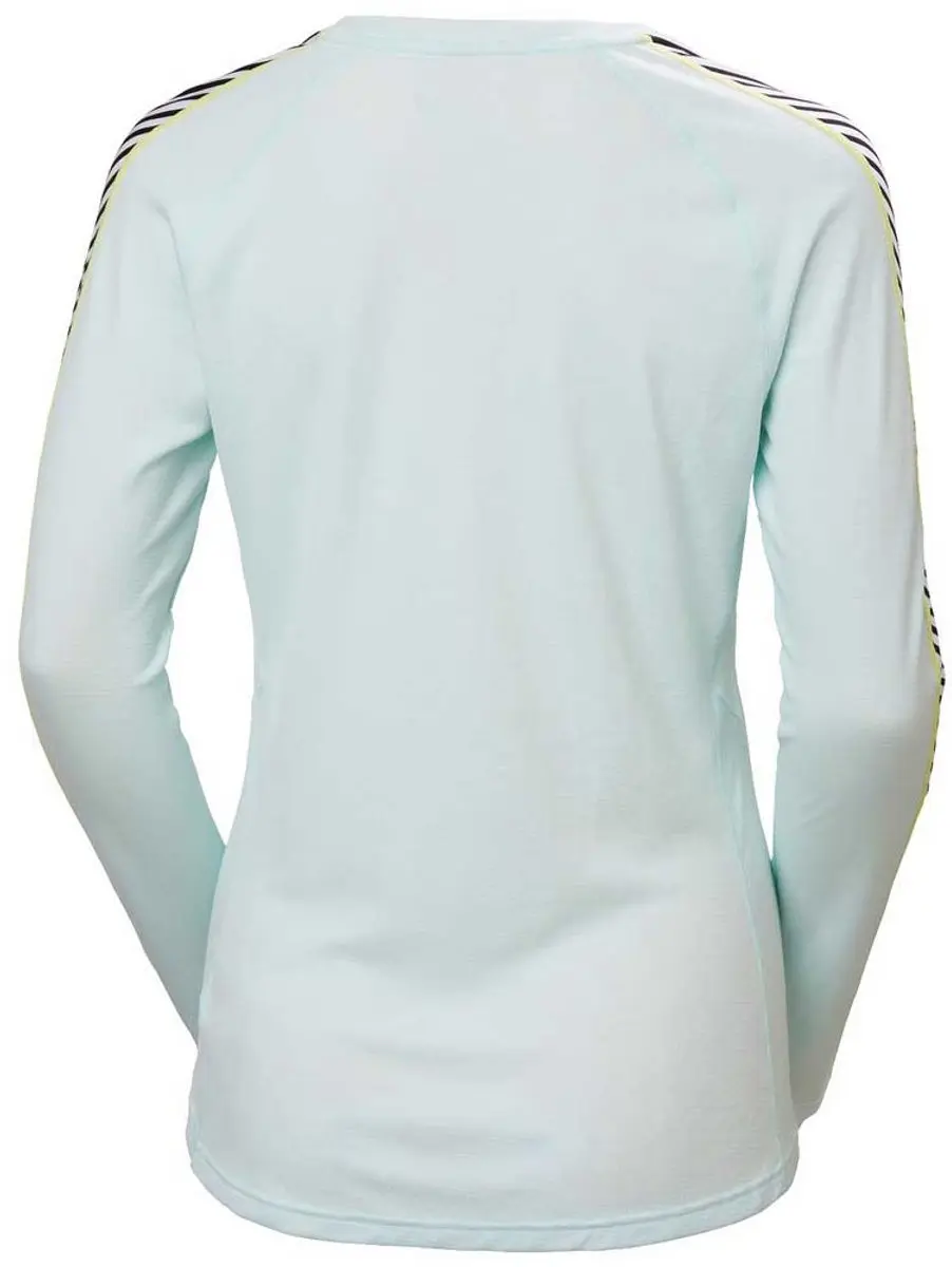 Helly Hansen Lifa Active Stripe Crew Basislaag - Grijs L
