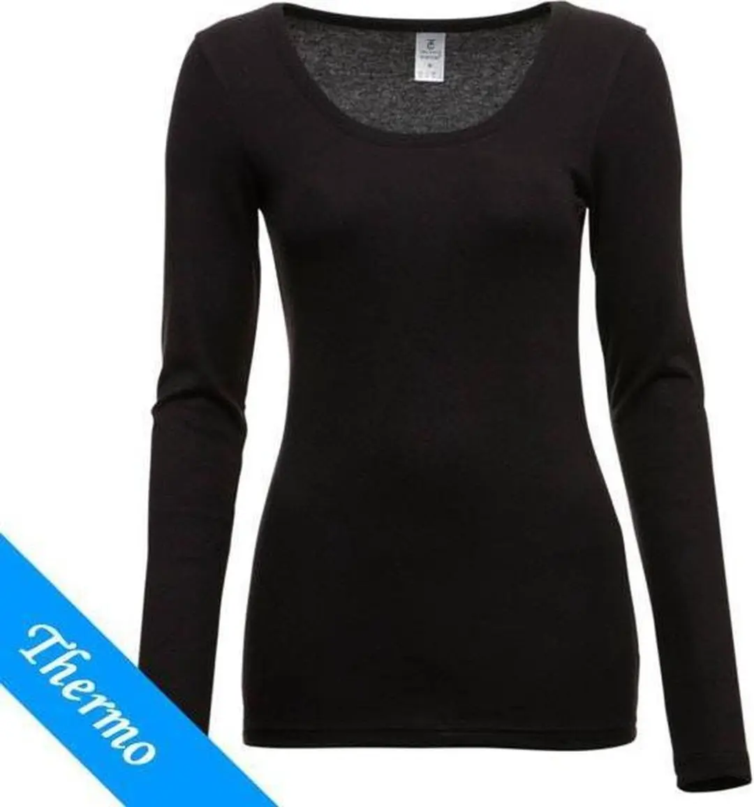 Ten Cate Thermo Dames Shirt M - Zwart