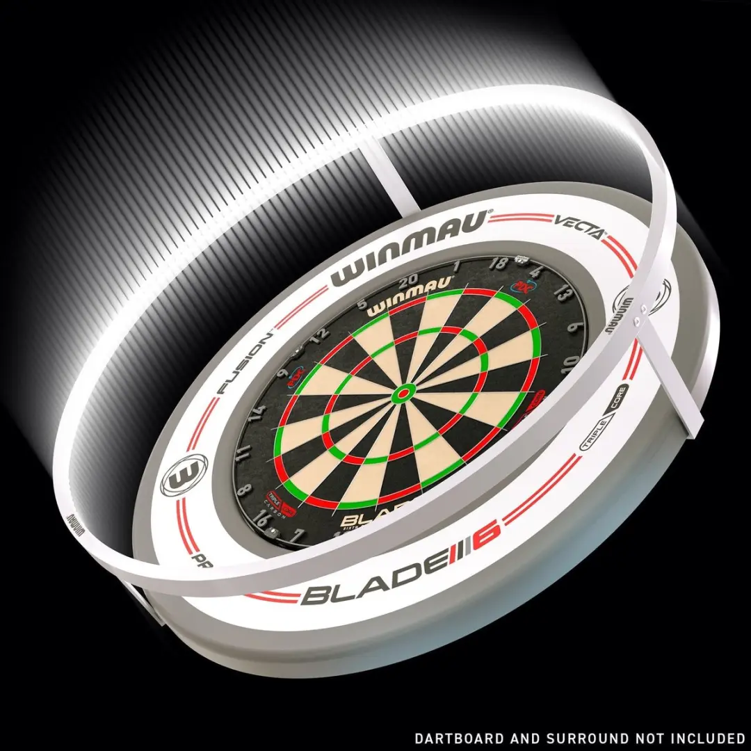 Winmau Plasma Ice Dartbordverlichting Wit