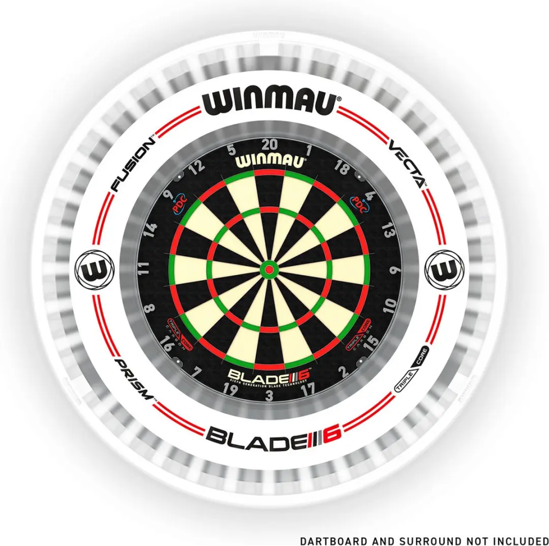 Winmau Plasma Ice Dartbordverlichting Wit