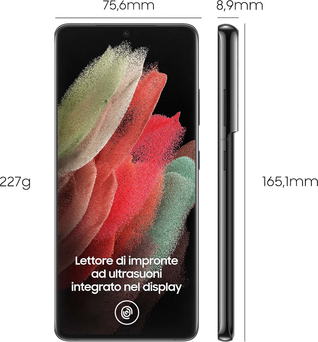 Samsung Galaxy S21 Ultra - 5G - 256GB - Phantom Black