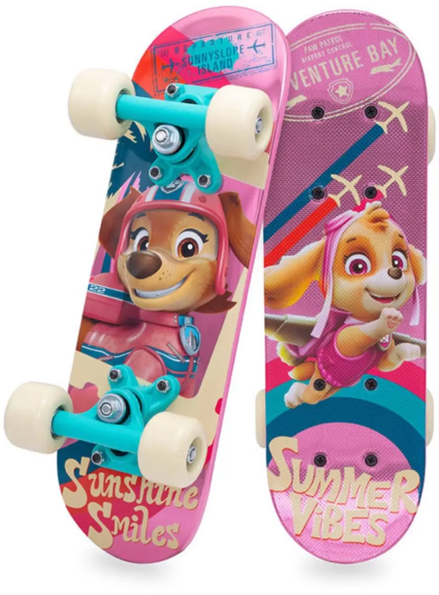 PAW Patrol Houten Skateboard 17 inch - Roze
