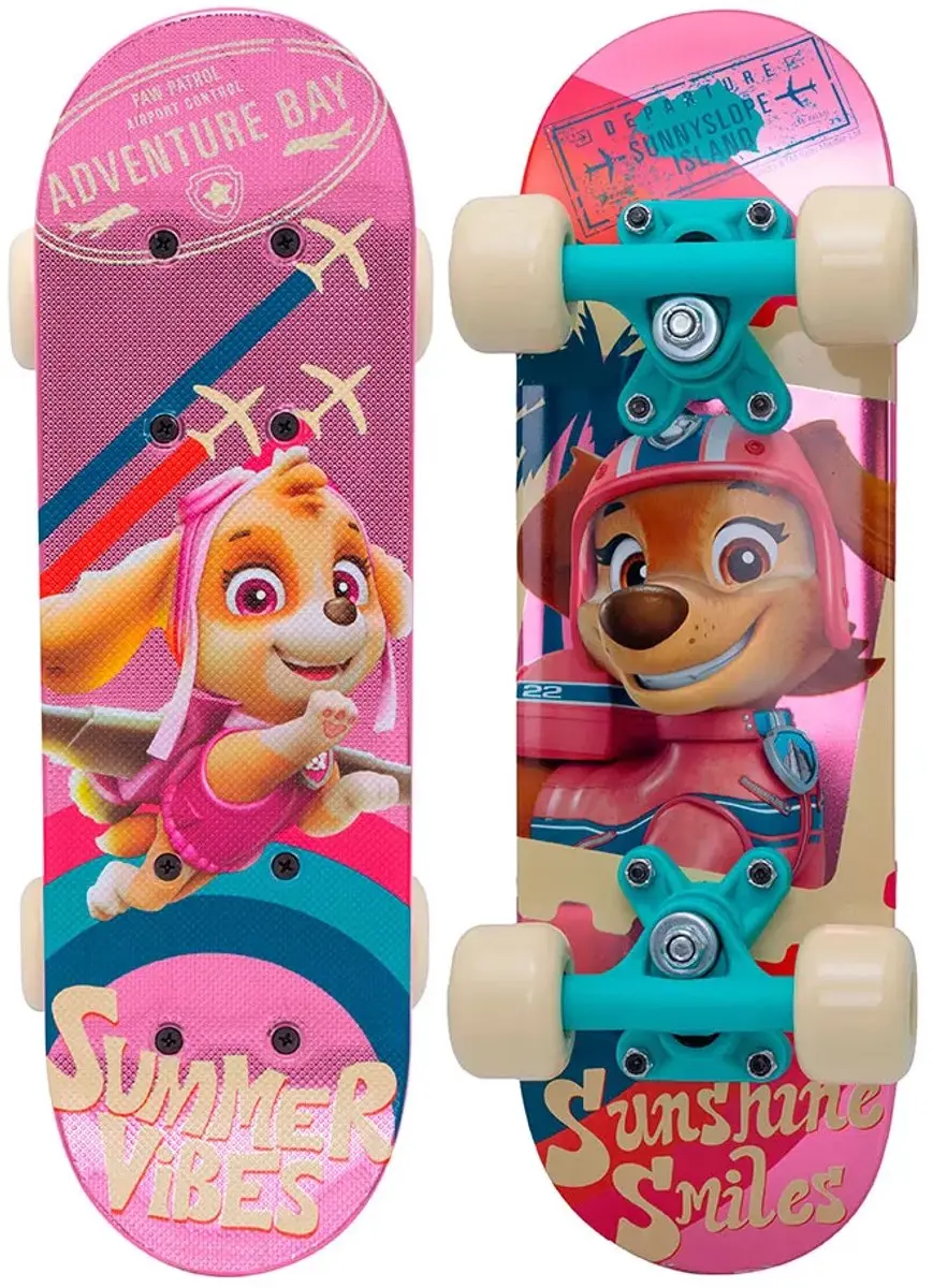 PAW Patrol Houten Skateboard 17 inch - Roze