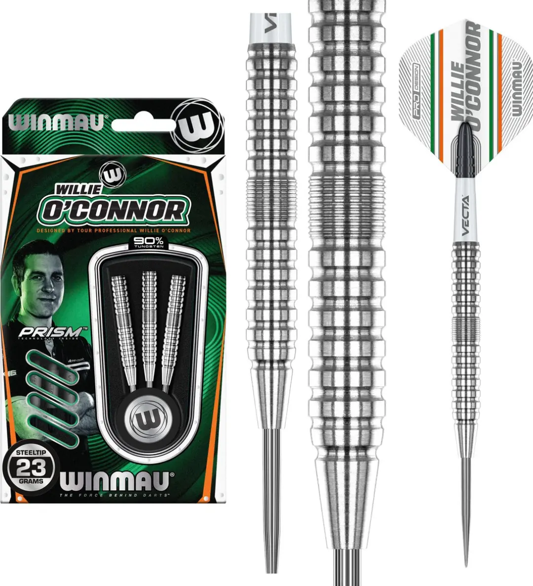 Winmau William O'Connor 90% Dartpijlen - 3 Stuks