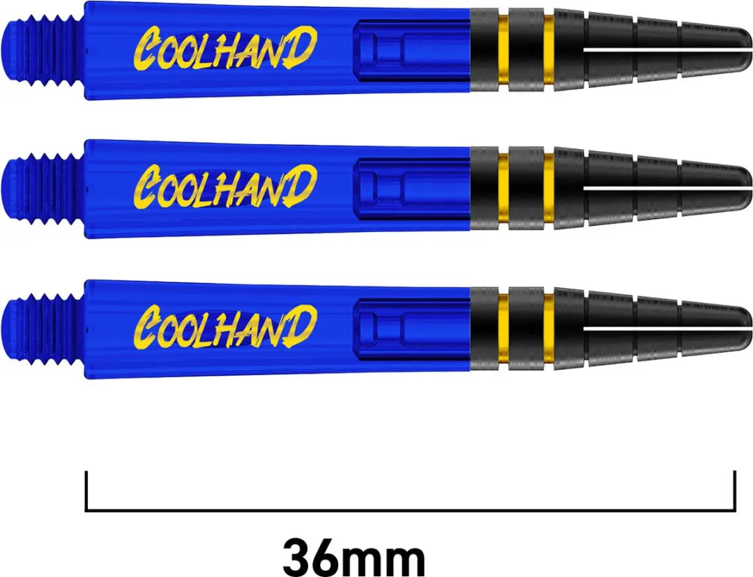 Red Dragon Luke Humphries Nitrotech Dart Shafts TC836 - 3 Stuks - Blauw