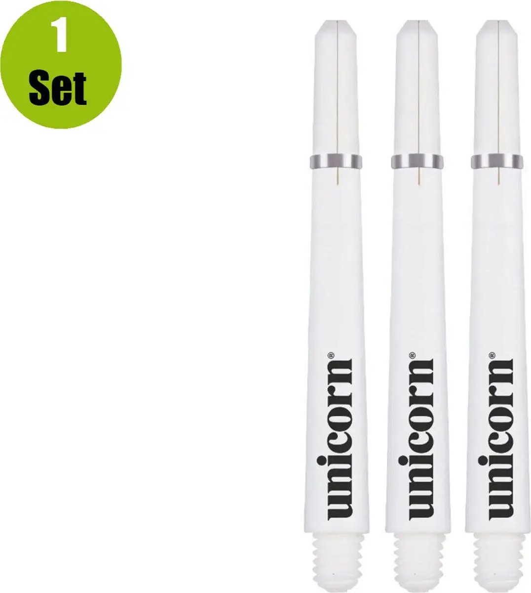 Unicorn Gripper 4 White Dart Shafts 3 Stuks