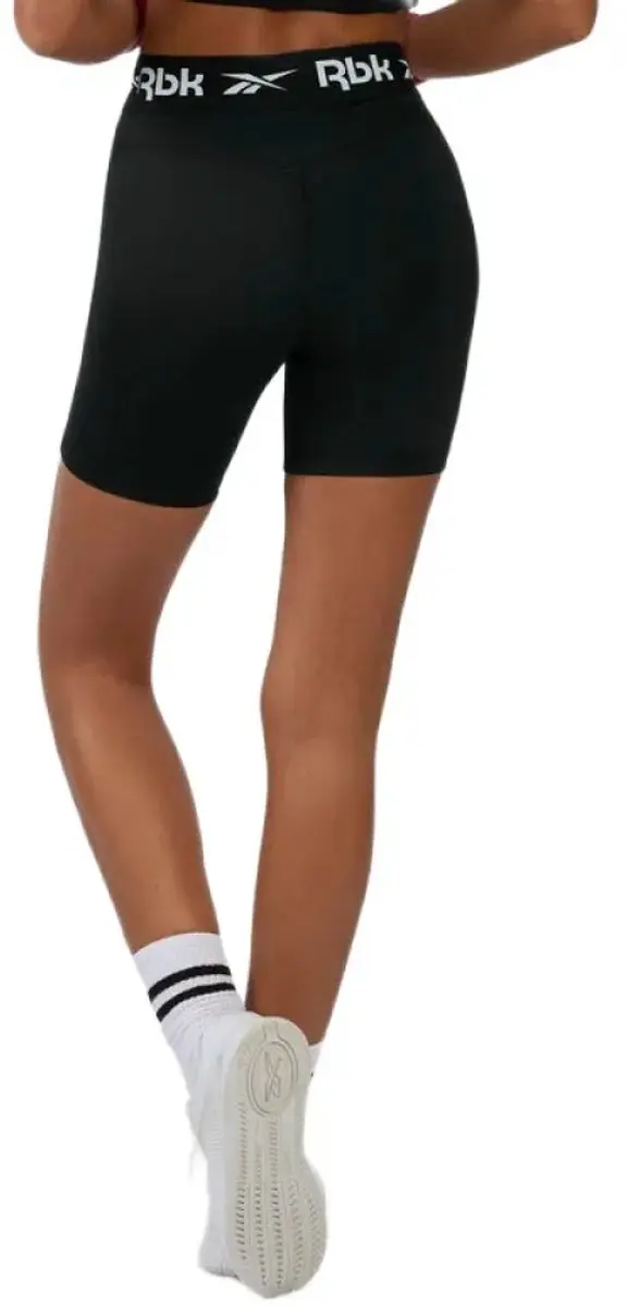 Reebok Ruched Biker Korte Broek M - Zwart