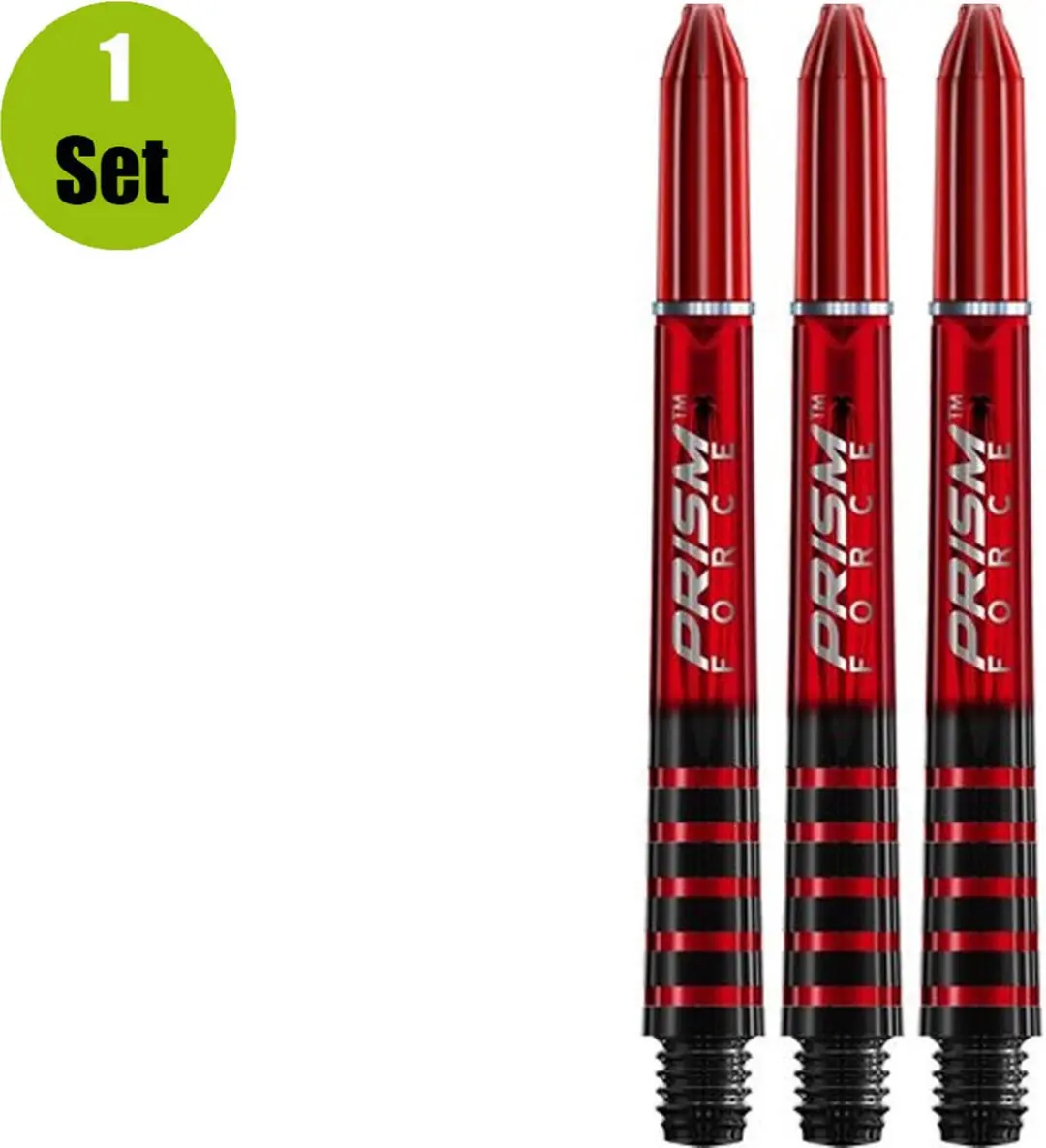 Winmau Prism Force Dart Shafts Rood - 3 Stuks