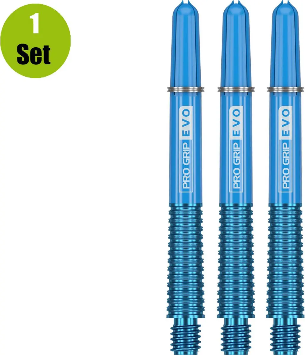 Target Pro Grip Evo Al Blue Dart Shafts 3 Stuks