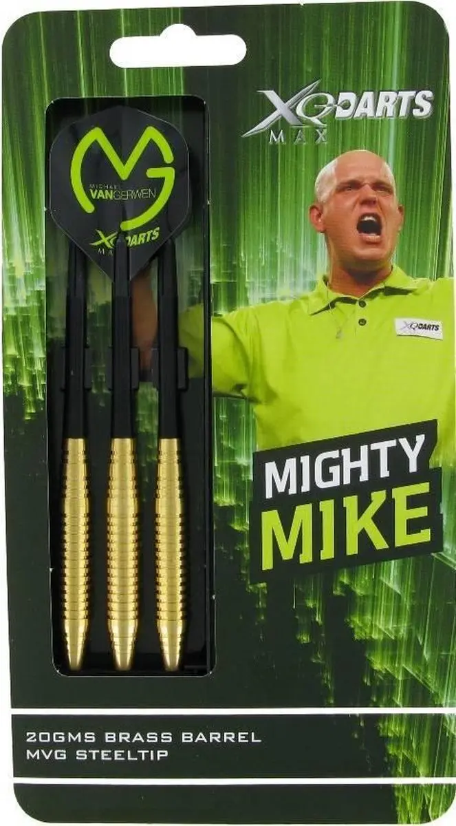XQMax Michael van Gerwen Dartset - 3 Stuks - Goudkleurig