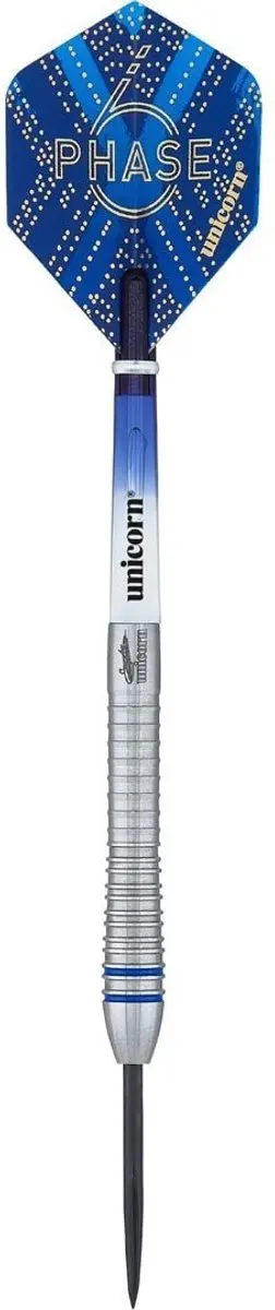Unicorn Gary Anderson Phase 6 Dartpijlen 3 Stuks - Blauw/Grijs/Zilver - afbeelding 6 van 6