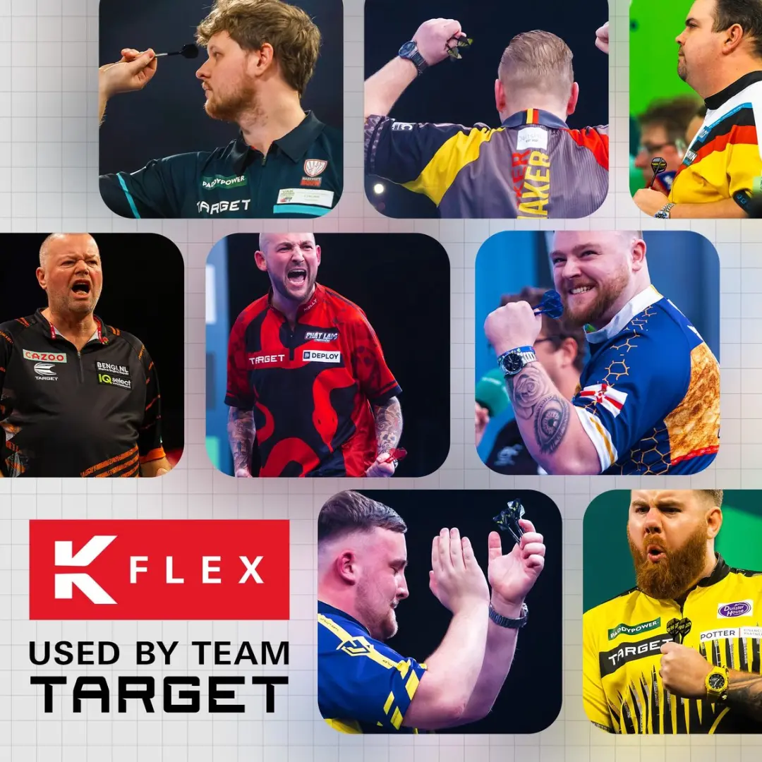 Target K-Flex Clear NO2 Dart Flights Intermediate 26mm - 1 Stuks