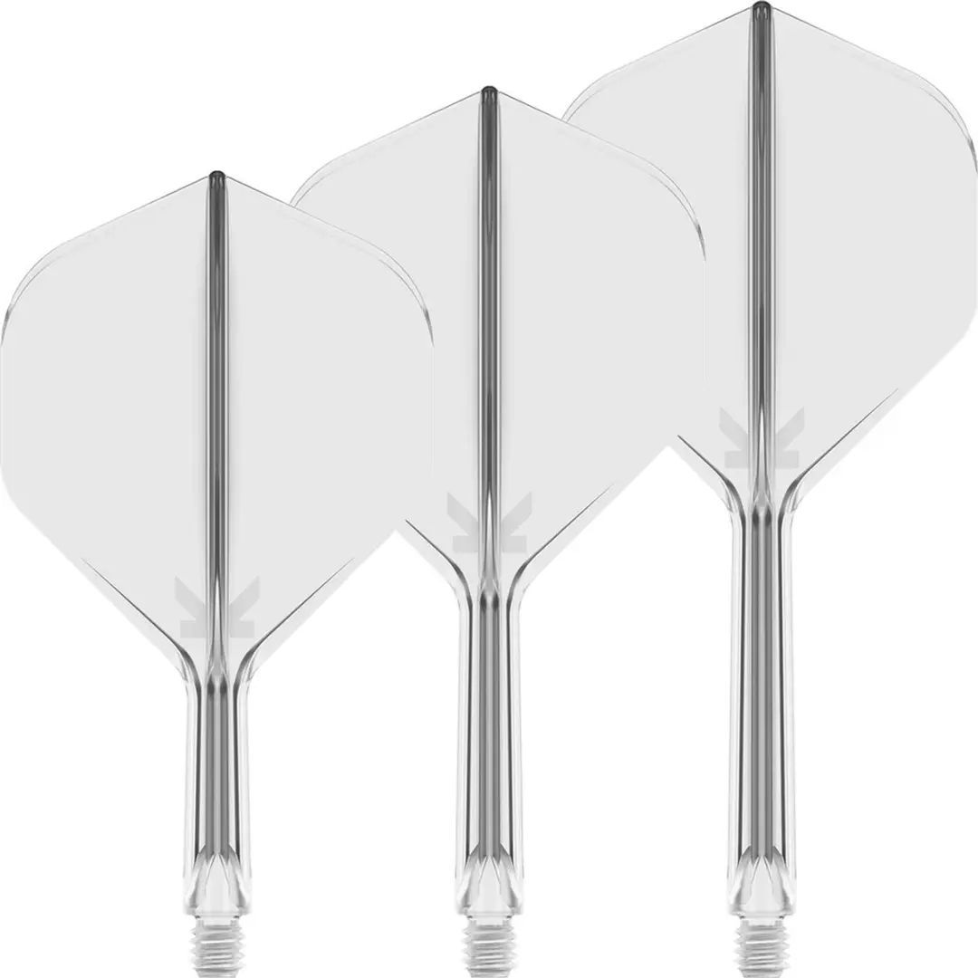 Target K-Flex Clear NO2 Dart Flights Intermediate 26mm