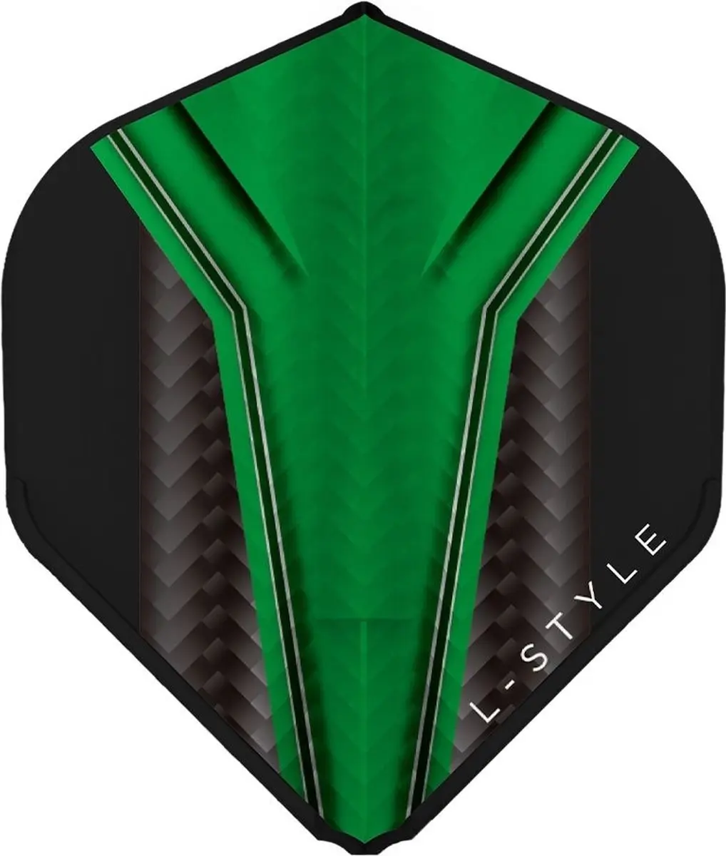 L-Style Champagne L1 EZ Standard Dart Flights - Groen - 3 Stuks