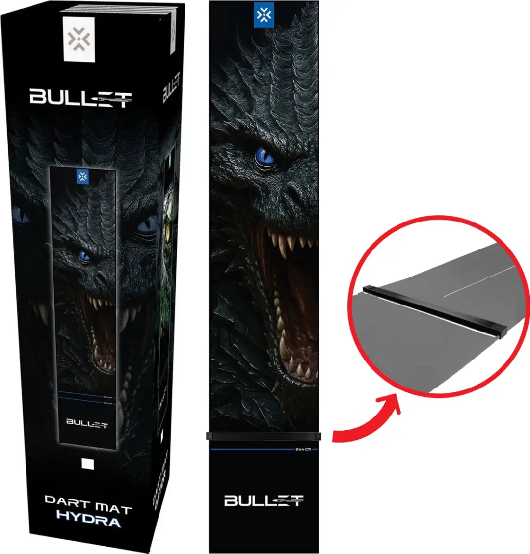 Bullet Carpet Hydra Dartmat 300x60cm
