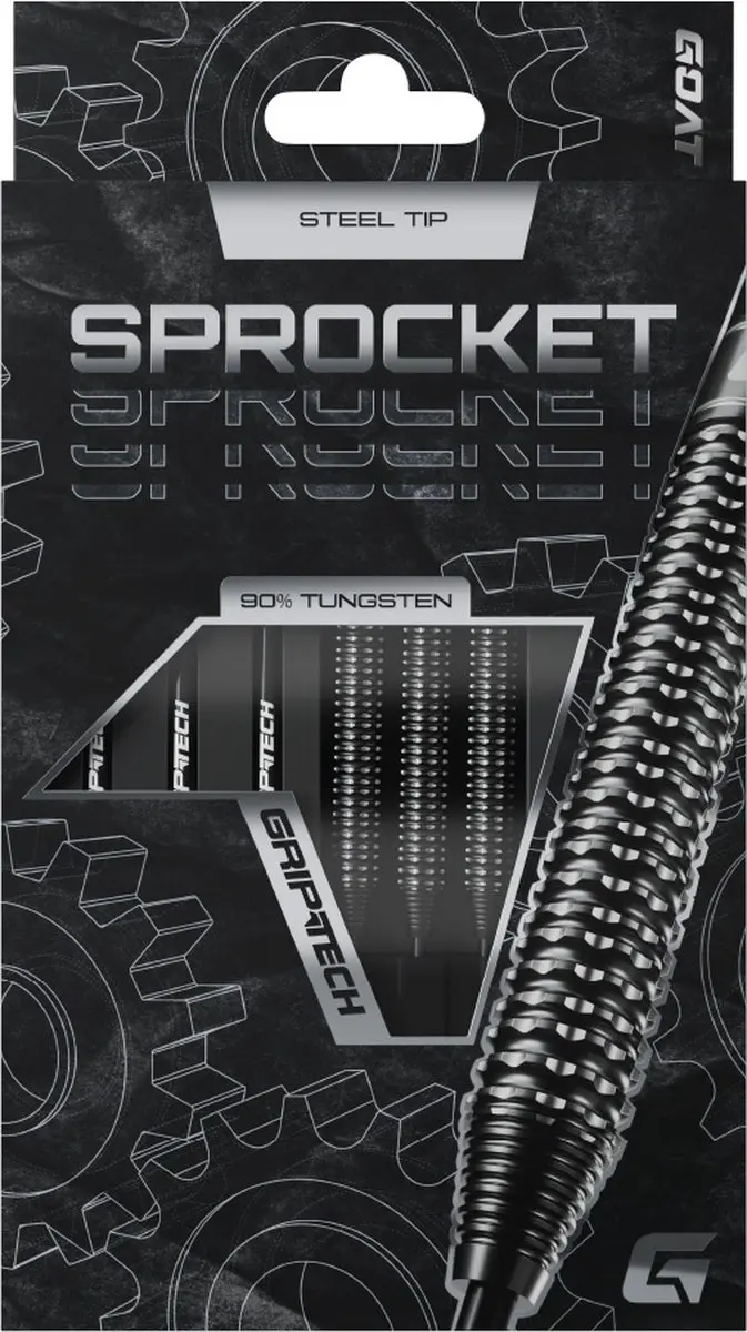 goat Sprocket 90% Dartpijlen - 3 Stuks - Zwart